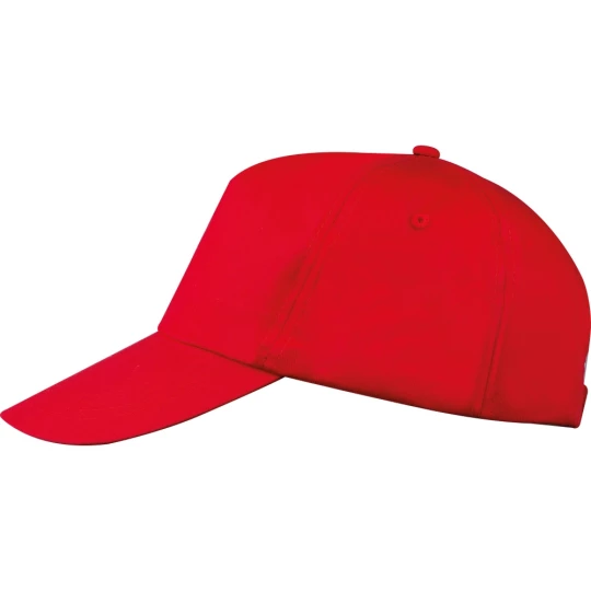 Czapka z daszkiem 5 paneli - czerwony - (GM-52466-05)