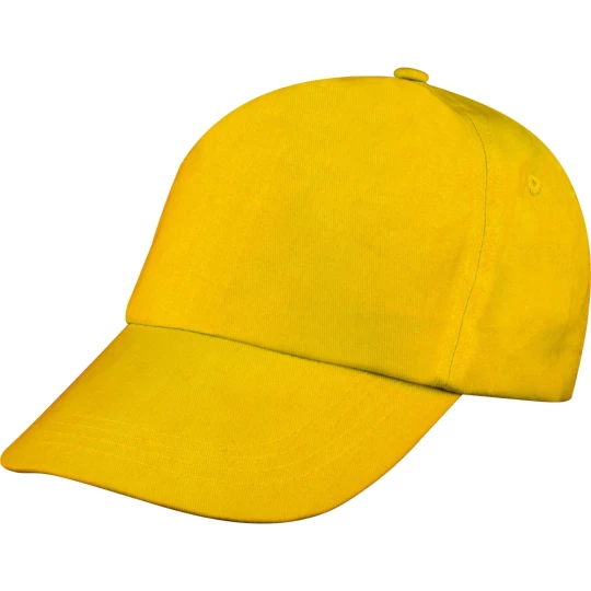 Czapka z daszkiem 5 paneli - żółty - (GM-52466-08)