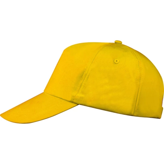 Czapka z daszkiem 5 paneli - żółty - (GM-52466-08)
