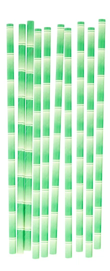 BamStraw słomka / zestaw słomek - zielony (AP800427-07)