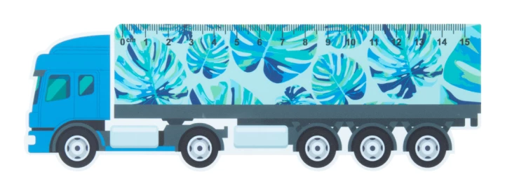 Trucker 15 linijka 15cm, ciężarówka - biały (AP718343)