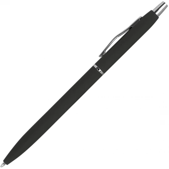 Długopis gumowany - czarny - (GM-11747-03)