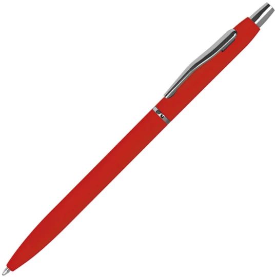 Długopis gumowany - czerwony - (GM-11747-05)