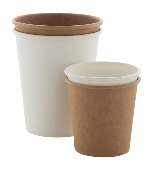 Papcap S kubek papierowy, 120 ml - biały (AP808906-01)