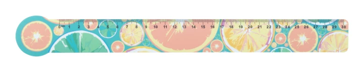 Couler 30 linijka 30cm, okrąg - biały (AP718346-B)