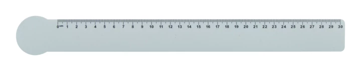 Couler 30 linijka 30cm, okrąg - biały (AP718346-B)