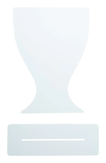 Clobor display, okrąg - biały (AP718374-C)