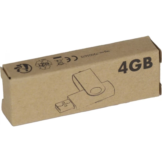 Pendrive drewniany 4GB - brązowy - (GM-20878-01)