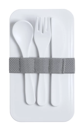 Fandex antybakteryjne pudełko na lunch - biały (AP721817-01)