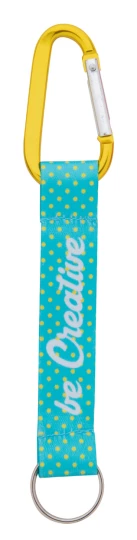 Subiner RPET personalizowany brelok - żółty (AP718987-02)