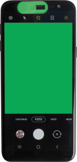 Zaślepka na kamerę w telefonie - zielony - (GM-22534-09)
