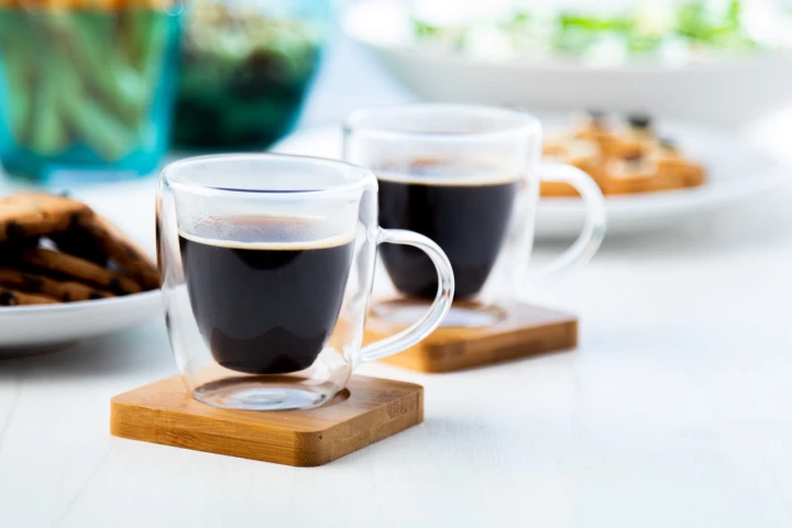 Mocaboo szklany zestaw do espresso / filiżanki - transparentny (AP812427)