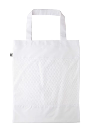 SuboShop Mesh RPET personalizowana torba na zakupy - biały (AP716401)