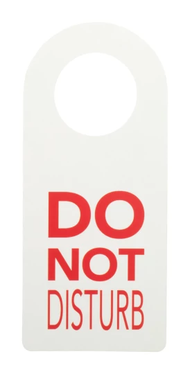 Disturb personalizowana zawieszka na drzwi - biały (AP716430)