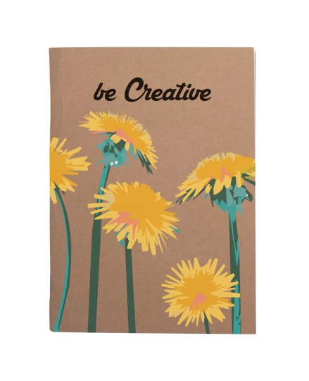 CreaNote A6 Eco personalizowany notes - naturalny (AP716480)