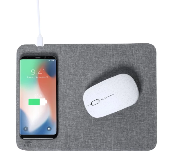 Kimy podkładka pod mysz / ładowarka indukcyjna - szary (AP722105-77)