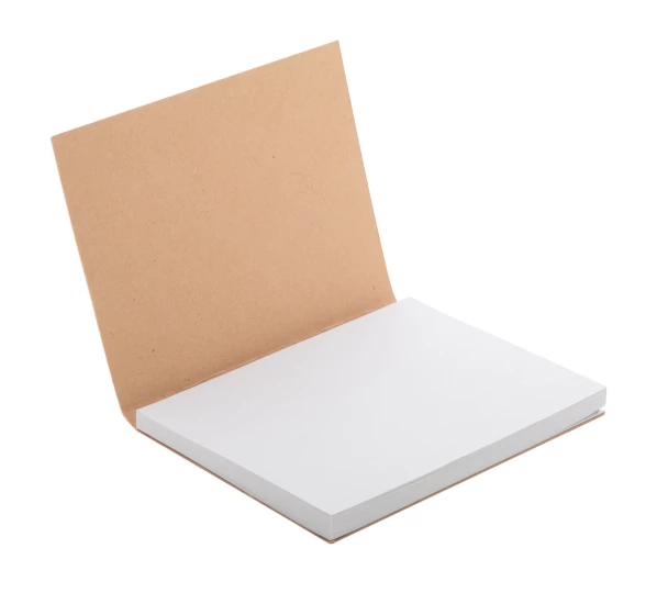CreaStick Note L Eco personalizowany notatnik z kartkami samoprzylepnymi - naturalny (AP716509)