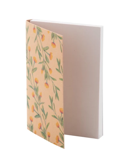 CreaStick Note S Eco personalizowany notatnik z kartkami samoprzylepnymi - naturalny (AP716511)