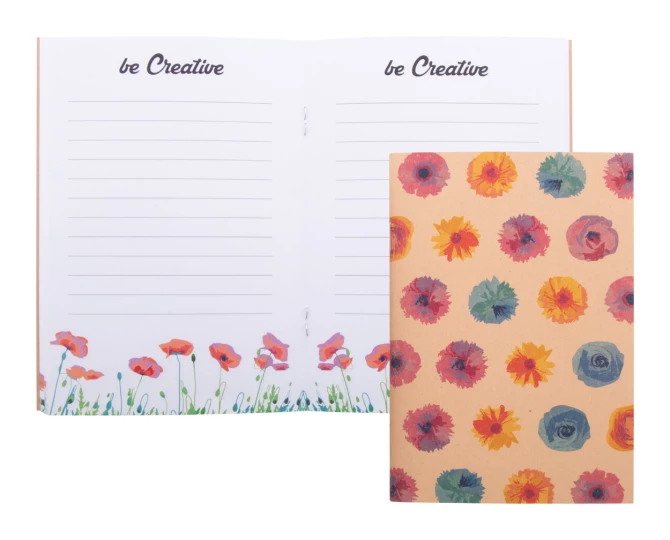 CreaNote Plus A6 Eco personalizowany notes - naturalny (AP716534)