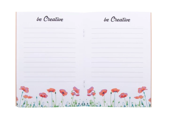 CreaNote Plus A6 Eco personalizowany notes - naturalny (AP716534)