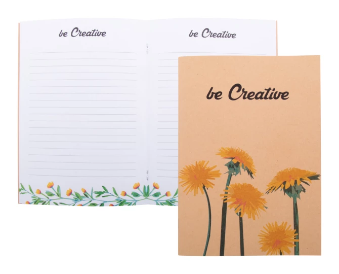 CreaNote Plus A5 Eco personalizowany notes - naturalny (AP716536)