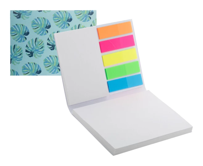 CreaStick Combo A personalizowany samoprzylepny notatnik - biały (AP716538)