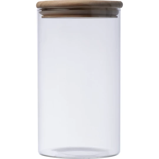 Szklany pojemnik 1000 ml - przeźroczysty - (GM-82616-66)