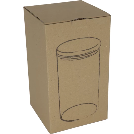 Szklany pojemnik 1000 ml - przeźroczysty - (GM-82616-66)