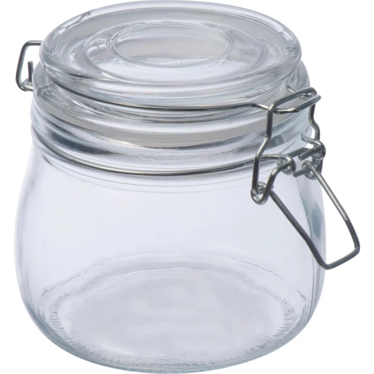 Szklany słoik 400 ml - przeźroczysty - (GM-82624-66)