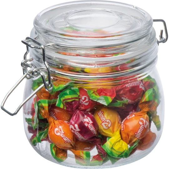 Szklany słoik 400 ml - przeźroczysty - (GM-82624-66)