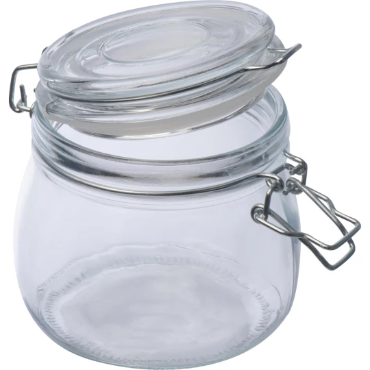 Szklany słoik 400 ml - przeźroczysty - (GM-82624-66)