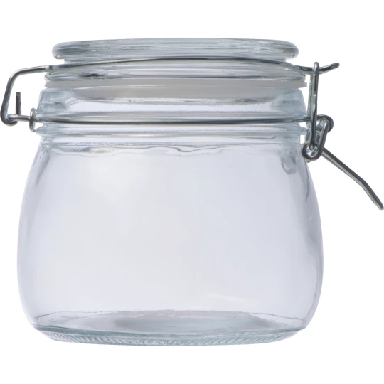 Szklany słoik 400 ml - przeźroczysty - (GM-82624-66)