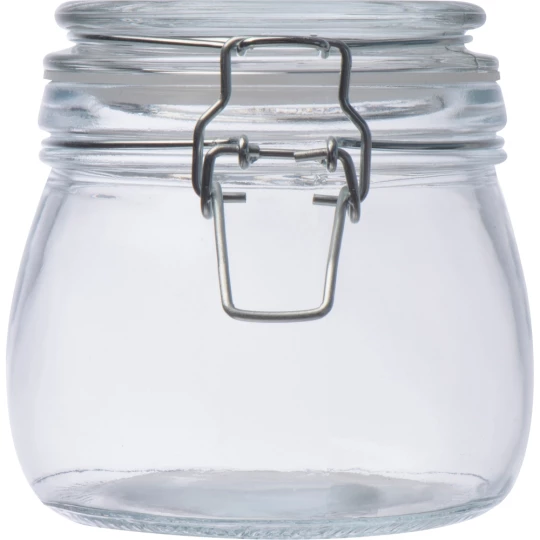 Szklany słoik 400 ml - przeźroczysty - (GM-82624-66)