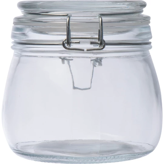 Szklany słoik 400 ml - przeźroczysty - (GM-82624-66)