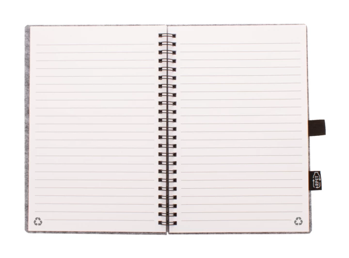 Felbook A5 notes RPET - szary (AP800510-77)