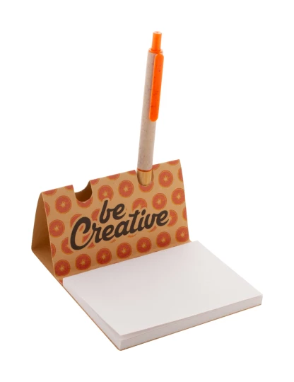 CreaStick Hold Eco personalizowany uchwyt na długopisy - naturalny (AP716599)