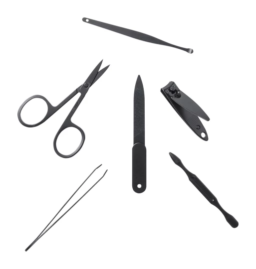 Lacky zestaw do manicure - szary (AP722718-77)