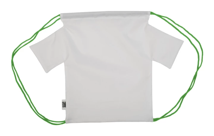 CreaDraw T Kids RPET personalizowany worek ze sznurkami dla dzieci - zielony (AP716553-07)