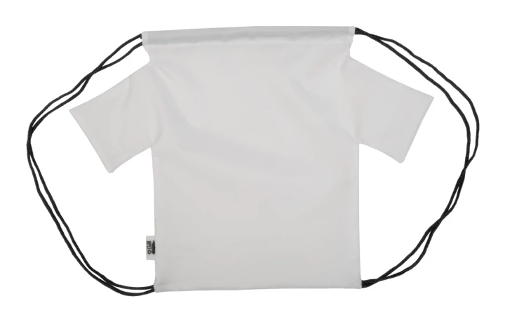 CreaDraw T Kids RPET personalizowany worek ze sznurkami dla dzieci - czarny (AP716553-10)