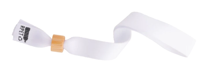 SuboWrist Eco personalizowana opaska festiwalowa RPET - naturalny (AP716621)