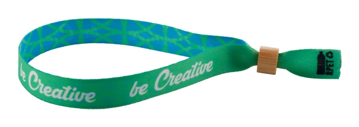 SuboWrist Eco personalizowana opaska festiwalowa RPET - naturalny (AP716621)