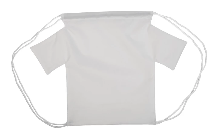 CreaDraw T Kids personalizowany worek ze sznurkami dla dzieci - biały (AP716552-01)