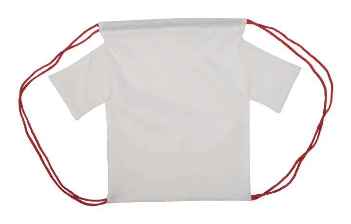 CreaDraw T Kids personalizowany worek ze sznurkami dla dzieci - czerwony (AP716552-05)