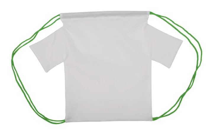 CreaDraw T Kids personalizowany worek ze sznurkami dla dzieci - zielony (AP716552-07)