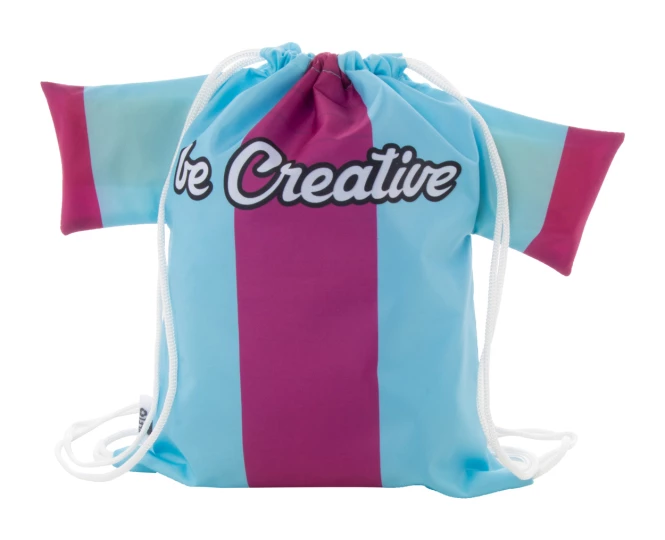 CreaDraw T Kids RPET personalizowany worek ze sznurkami dla dzieci - biały (AP716553-01)