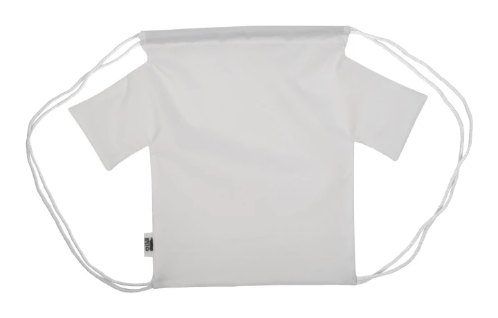 CreaDraw T Kids RPET personalizowany worek ze sznurkami dla dzieci - biały (AP716553-01)