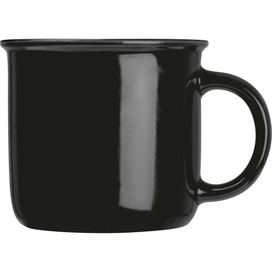 Kubek ceramiczny 350 ml - czarny - (GM-80843-03)