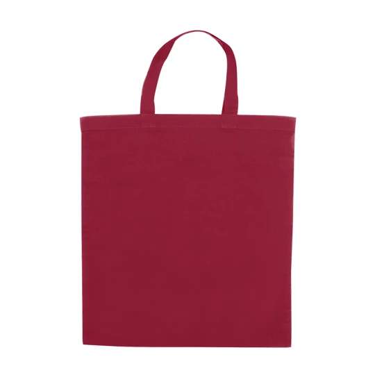 Torba bawełniana z krókim uchem - bordowy - (GM-60680-02)