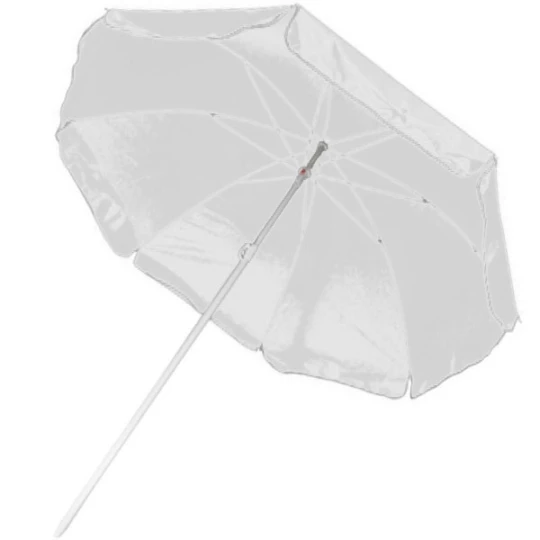 Parasol plażowy FORT LAUDERDALE - biały (GE-5070-06)