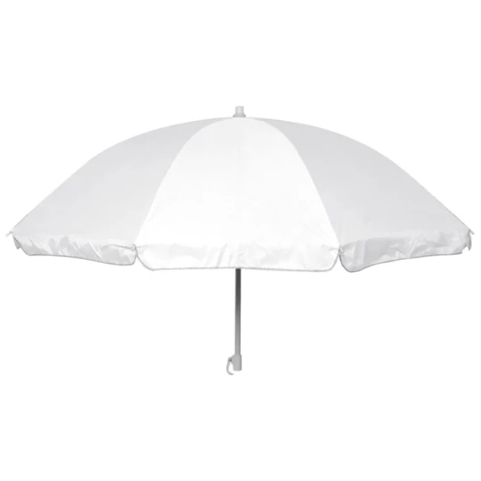 Parasol plażowy FORT LAUDERDALE - biały (GE-5070-06)